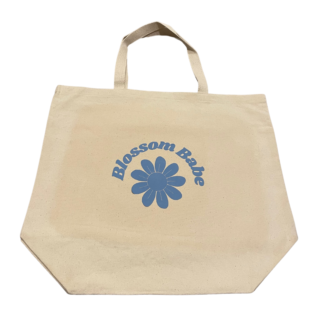 Blossom Babe Giant Tote Bag in Blue